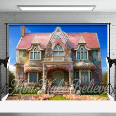 Aperturee - Feenhaus bunte Blumen Osterkulisse im Freien
