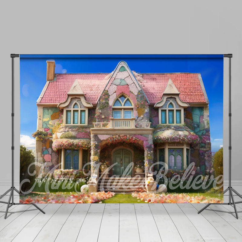 Aperturee - Feenhaus bunte Blumen Osterkulisse im Freien