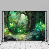 Aperturee - Fantasy Magic Forest Landscape Portrait Hintergrund