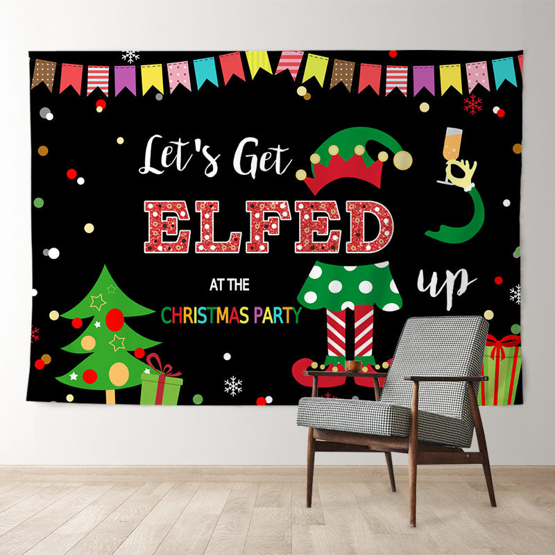 Aperturee - Fiesta Clown Frohe Weihnachten Hintergrund für den Urlaub