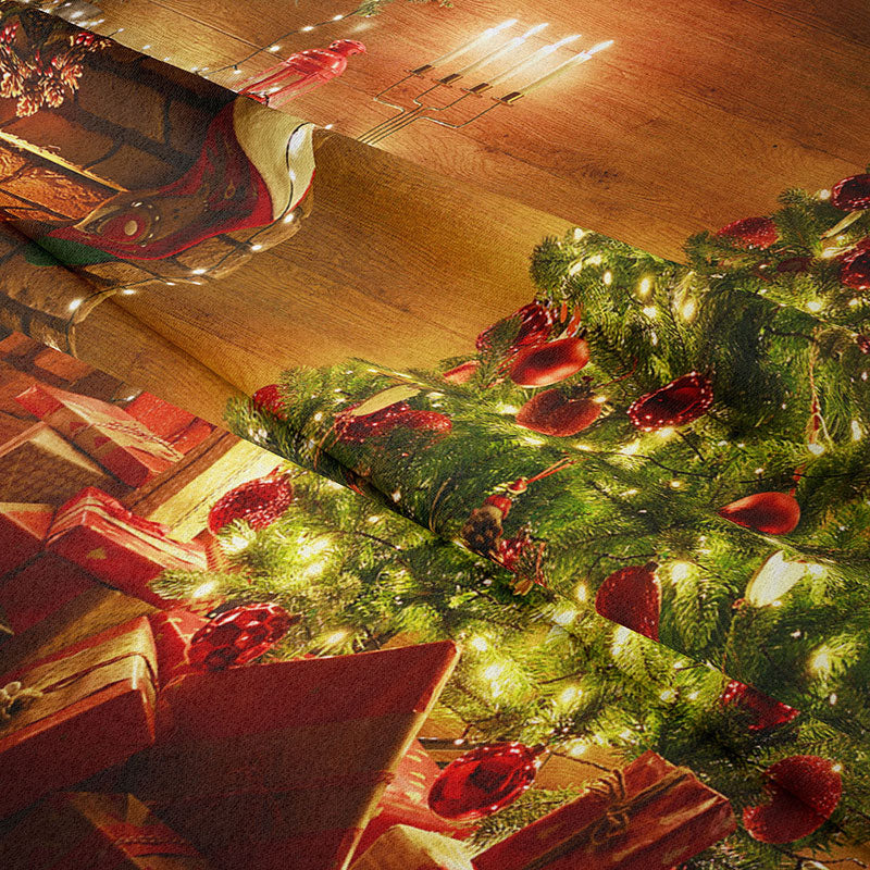 Aperturee - Kamin Weihnachtsbaum Lichtstreifen Weihnachtshintergrund