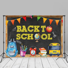 Aperturee - Flaggen Tafel Lernen Muster Zurück To Schule Hintergrund