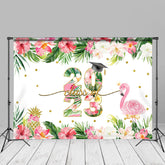 Aperturee - Flamingo Gold Diamond Floral 2023 Grad Fotohintergrund