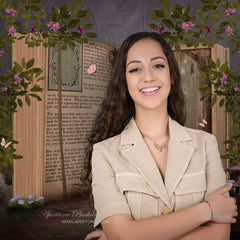 Aperturee - Blumen Schmetterlingsbuch Wunderland Frühlingshintergrund