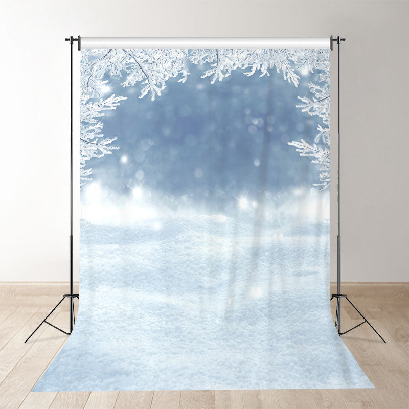 Aperturee - Winterszenen Hintergrund Frozen World zum Fotografieren