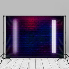 Aperturee - Futuristische moderne leuchtende Neonlicht Backstein Hintergrund