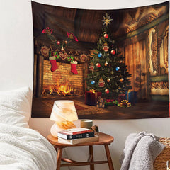 Aperturee - Geschenk Weihnachtsbaumkugel Hütte Urlaub Hintergrund