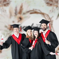 Aperturee - Goldglitzernder weißer floraler Grad Fotoautomaten Hintergrund