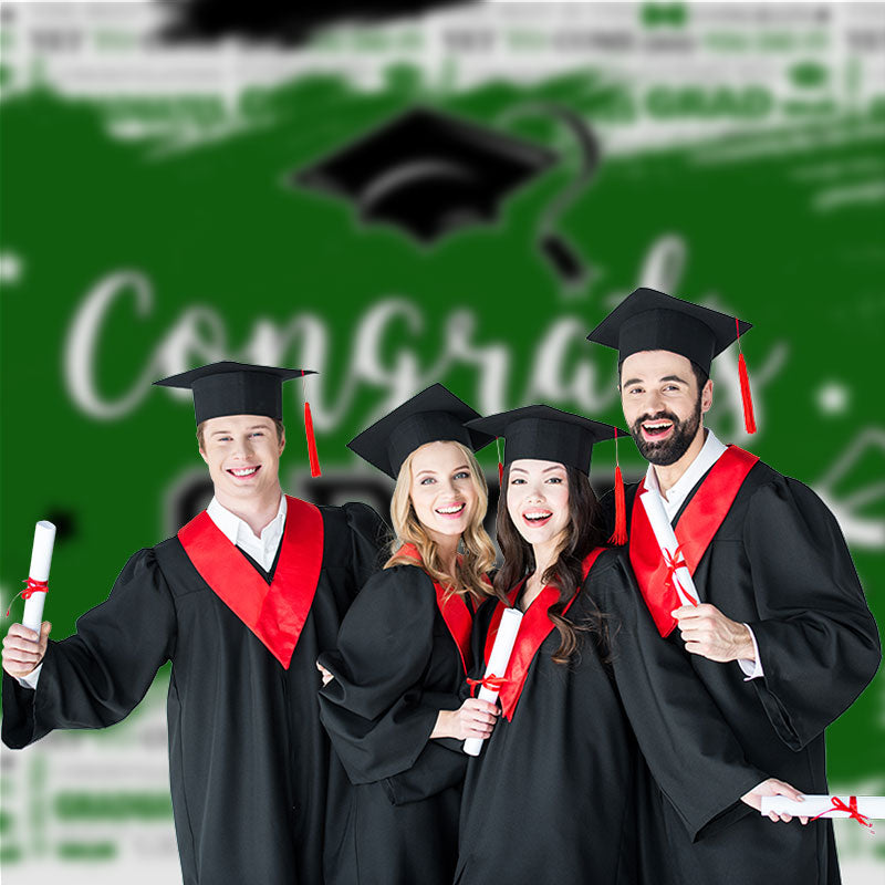 Aperturee - Grüne Pinselsterne Du hast es geschafft Grad Fotoautomaten Hintergrund