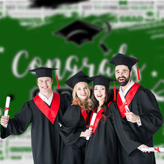 Aperturee - Grüne Pinselsterne Du hast es geschafft Grad Fotoautomaten Hintergrund