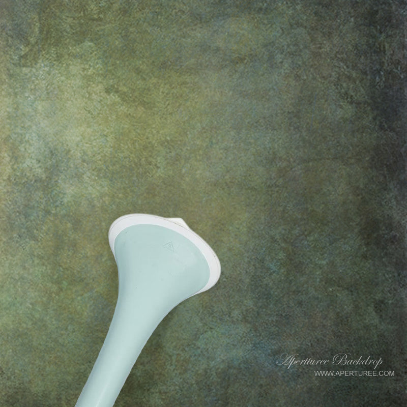 Aperturee - Grüner Retro Hintergrund für abstrakte Fotografie alter Meister