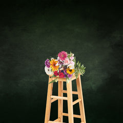 Aperturee - Harmonischer dunkelgrüner Fotoautomaten Hintergrund für Porträts