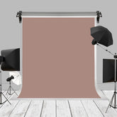 Aperturee - Hellbrauner einfarbiger Portrait Fotoautomaten Hintergrund