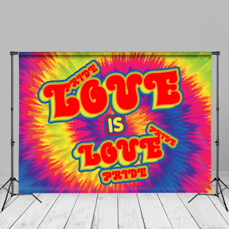 Aperturee - Love is Love Pride Month Hintergrund für Partyparade