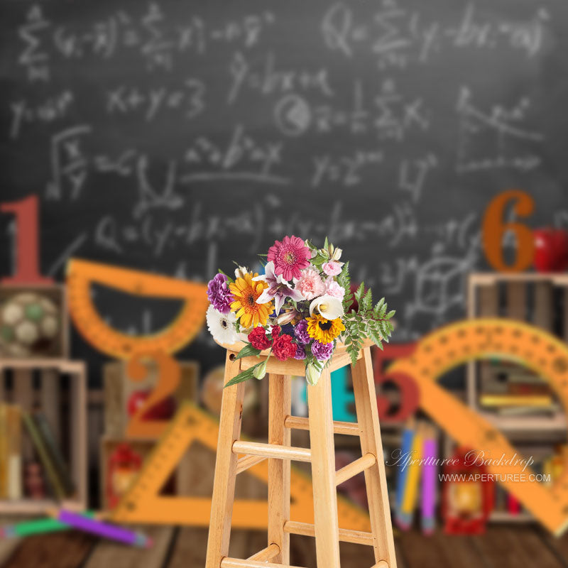 Aperturee - Mathe Formel Tafel Lineale zurück zum Schulhintergrund