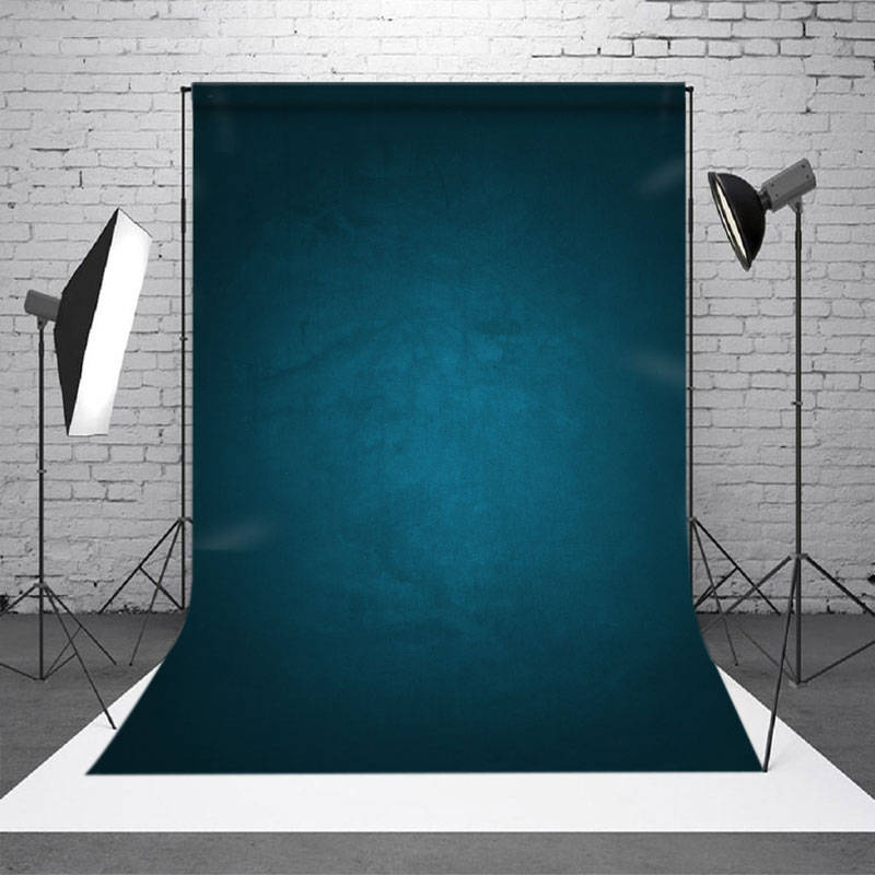 Aperturee - Dunkler Marine Vlue Hintergrund mit abstrakter Textur für Fotokabine