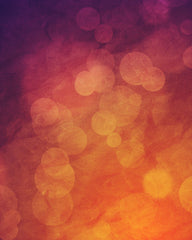 Aperturee - Orange Tang Bokeh Light Abstract Fotohintergrund