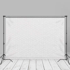 Aperturee – Fotoshooting Studio Hintergrund mit bemalter weißer Backsteinmauer