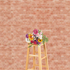 Aperturee – pastoraler roter Backsteinmauer Fotostudio Hintergrund