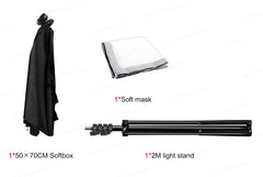 Aperturee - Fotografie Softbox Lichtstativ für professionelle Fotos