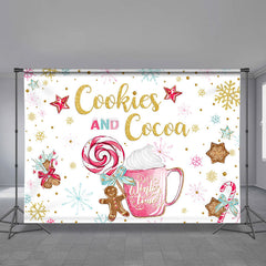 Aperturee - Pink Cup Cookies Kakao Ingwer Weihnachtskulisse