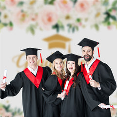 Aperturee - Rosa Blumen Punkt Abschlussparty Fotostudio Hintergrund