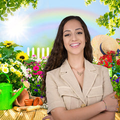 Aperturee - Regenbogen Blumengarten Bokeh Sommerhintergrund Fotoideen