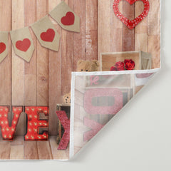 Aperturee - Reose Love Hear Teddy Happy Valentines Hintergrund