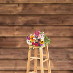 Aperturee - Retro Hintergrund mit hellbrauner Holzstruktur für Fotos