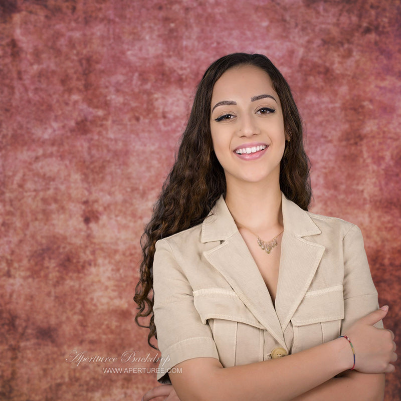 Aperturee - Fotostudio Hintergrund mit abgenutzter Rosenstein Textur