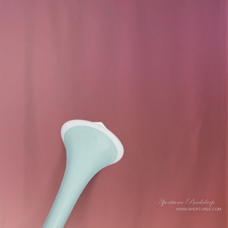 Aperturee - Fotostudio Hintergrund mit lachsfarbenem Farbverlauf in Rosa