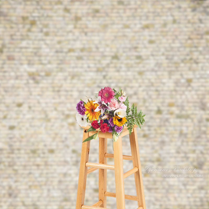 Aperturee – Shabby Tint Cracked Brick Wall Photo Booth Hintergrund