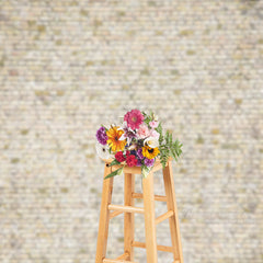 Aperturee – Shabby Tint Cracked Brick Wall Photo Booth Hintergrund