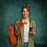 Aperturee - Sham Dunkelgrüner abstrakter Fotohintergrund