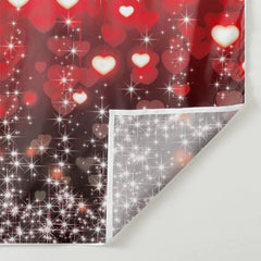 Aperturee - Glänzendes rotes Herz süßer glücklicher Valentinstag Hintergrund