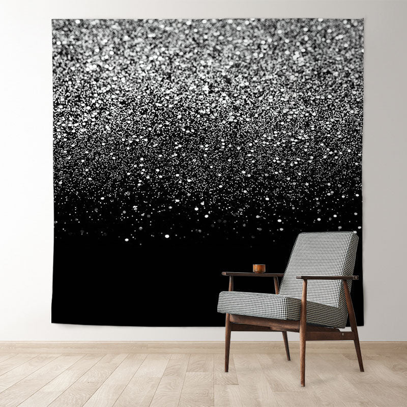 Aperturee - Silver Diamond Black Fotografie Weihnachtshintergrund