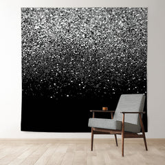 Aperturee - Silver Diamond Black Fotografie Weihnachtshintergrund