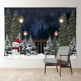 Aperturee - Slient Night mit Lampe Frohe Weihnachten Hintergrund