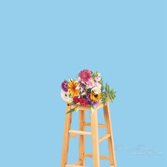 Aperturee – professioneller Fotografie-Hintergrund in einfarbigem Blau