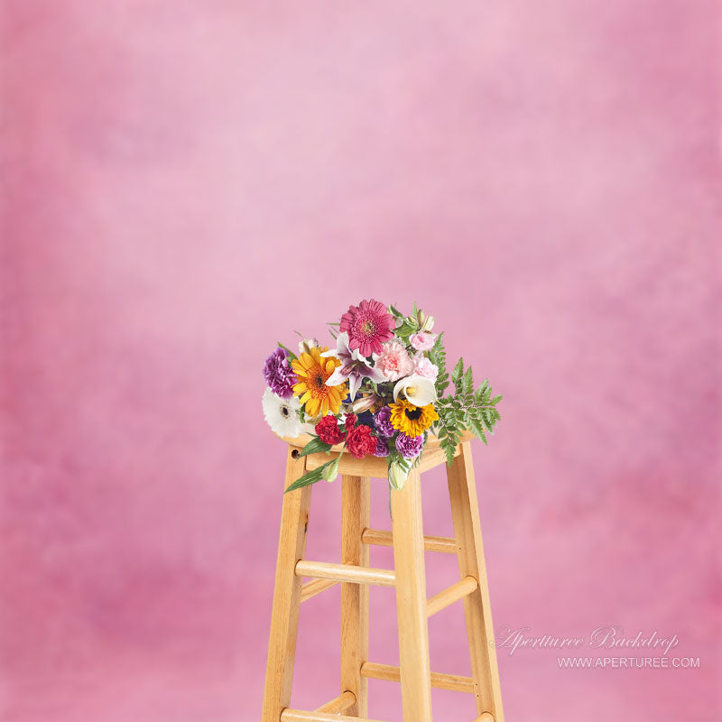 Aperturee - Einfarbiger Hintergrund für Kunstfotos mit abstrakter Textur in Rosa