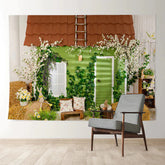 Aperturee - Frühlingshase mit Blumenhintergrund für einen fröhlichen Ostertag