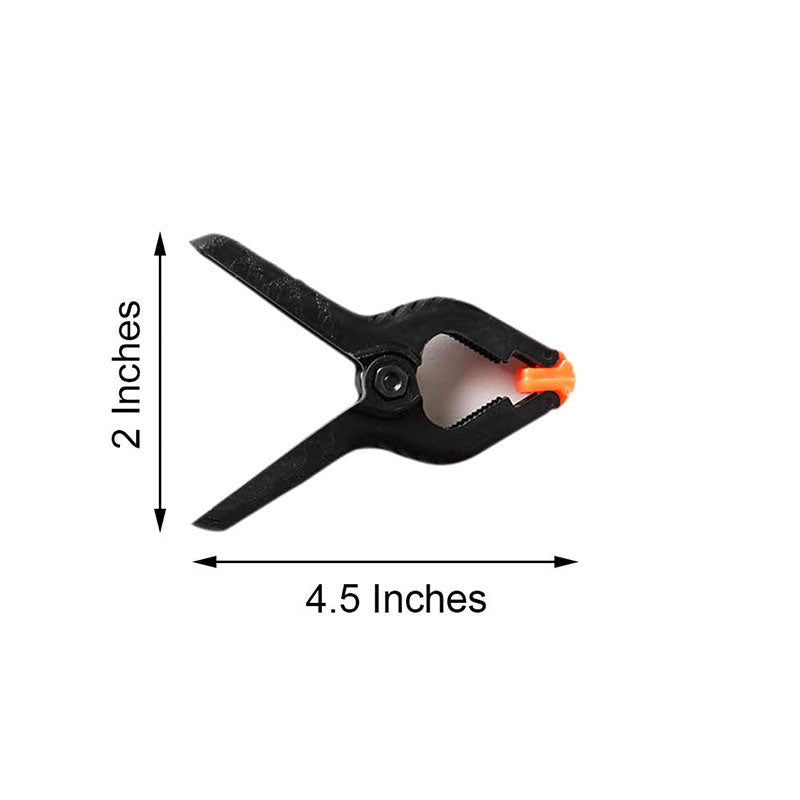 Aperturee - 6er Pack | 4.5" robuste Fotohintergrundklammern