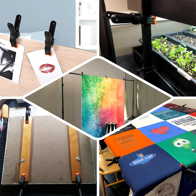 Aperturee - 6er Pack | 4.5" robuste Fotohintergrundklammern