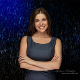 Aperturee - Sprinkle Blue Light Raindrop Fotografie Hintergrund