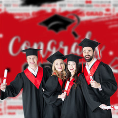 Aperturee - Du hast es geschafft Stars Red Brush Grad Hintergrund für Foto