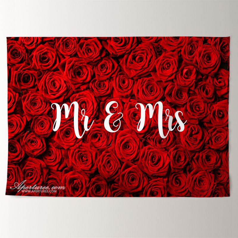 Aperturee - Süße rote Rose bezaubernder Happy Valentine Hintergrund