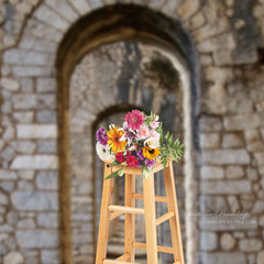 Aperturee - Tempel des Jupiter Anxur Backsteinmauer Fotohintergrund