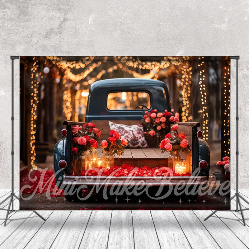 Aperturee - LKW Licht Blumen Valentinstag Fotohintergrund