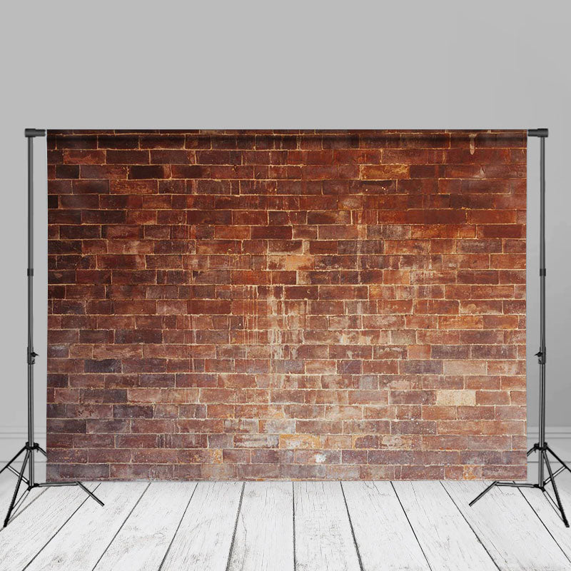 Aperturee - Vintage Hintergrund für Fotoshooting Studio Requisiten aus rotem Backstein