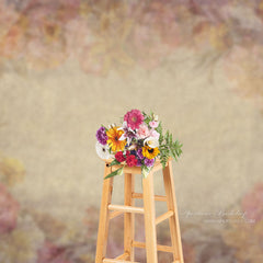 Aperturee - Vintage Floral Fine Art Umstandsporträt Hintergrund